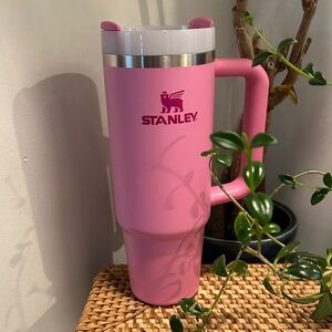 Stanley Pink Insulated Travel Cup with Handle